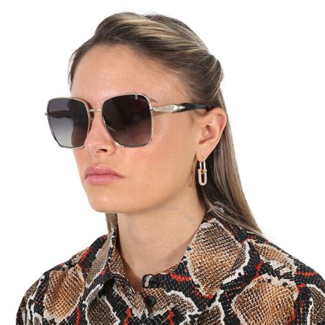 Prada Grey Square Ladies Sunglasses PR